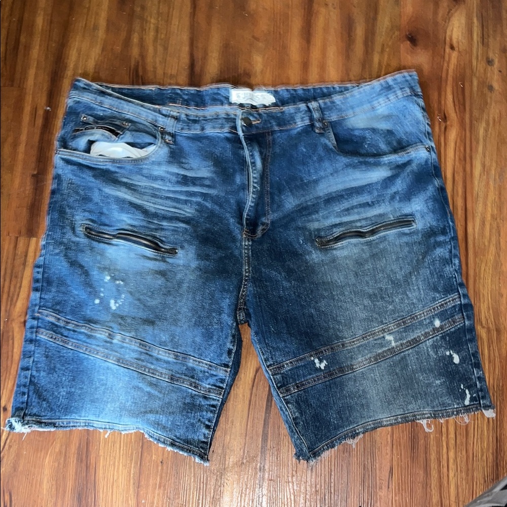 Men's Blue Denim Shorts